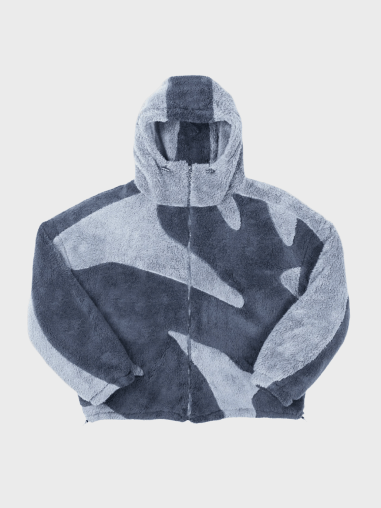 Chaqueta Oversize con Cremallera Completa