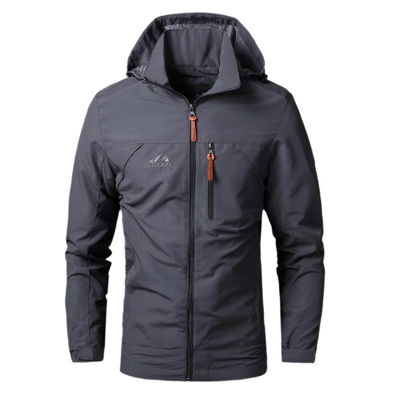 Chaqueta para hombre impermeable y cortavientos