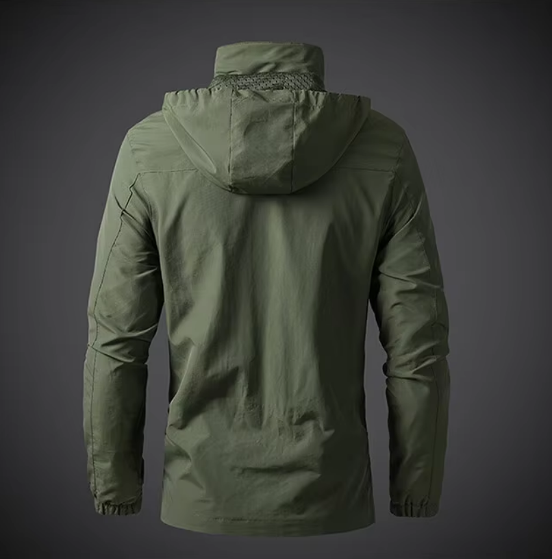 Chaqueta para hombre impermeable y cortavientos