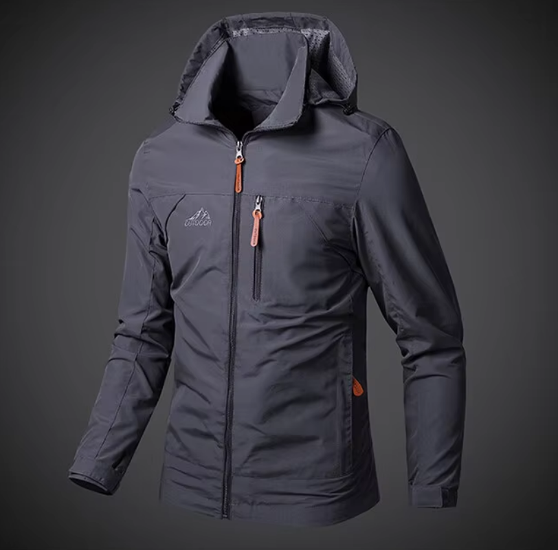 Chaqueta para hombre impermeable y cortavientos
