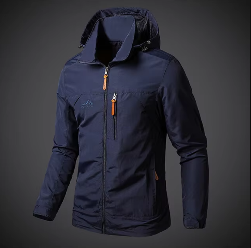 Chaqueta para hombre impermeable y cortavientos