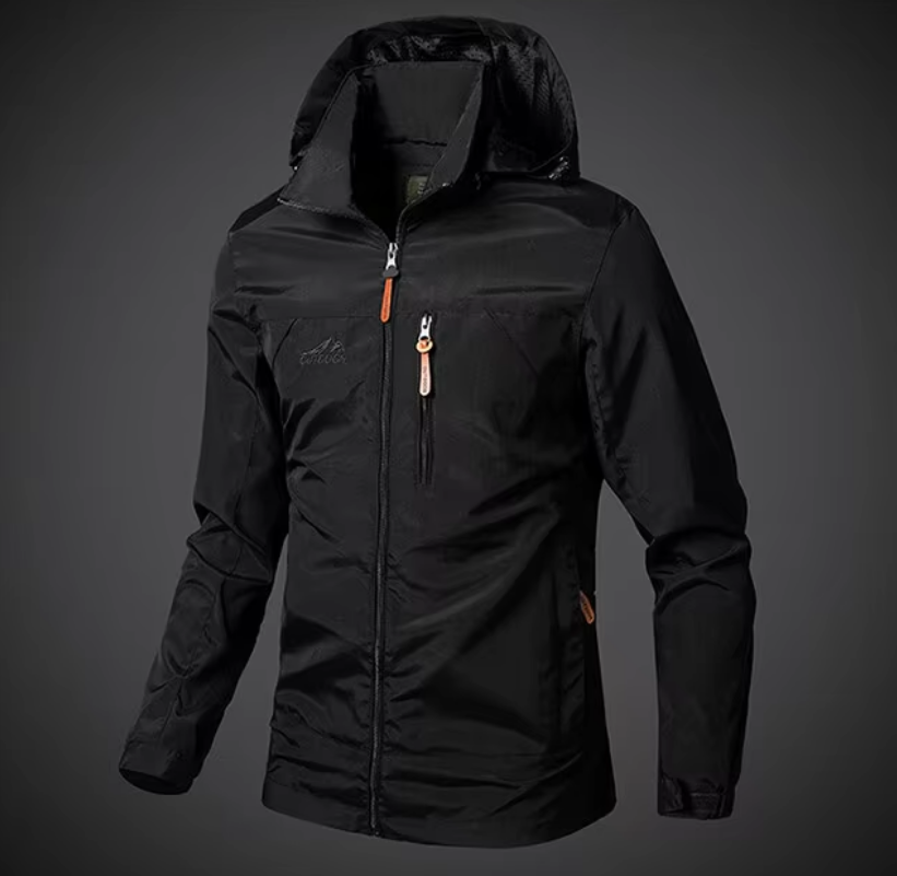 Chaqueta para hombre impermeable y cortavientos
