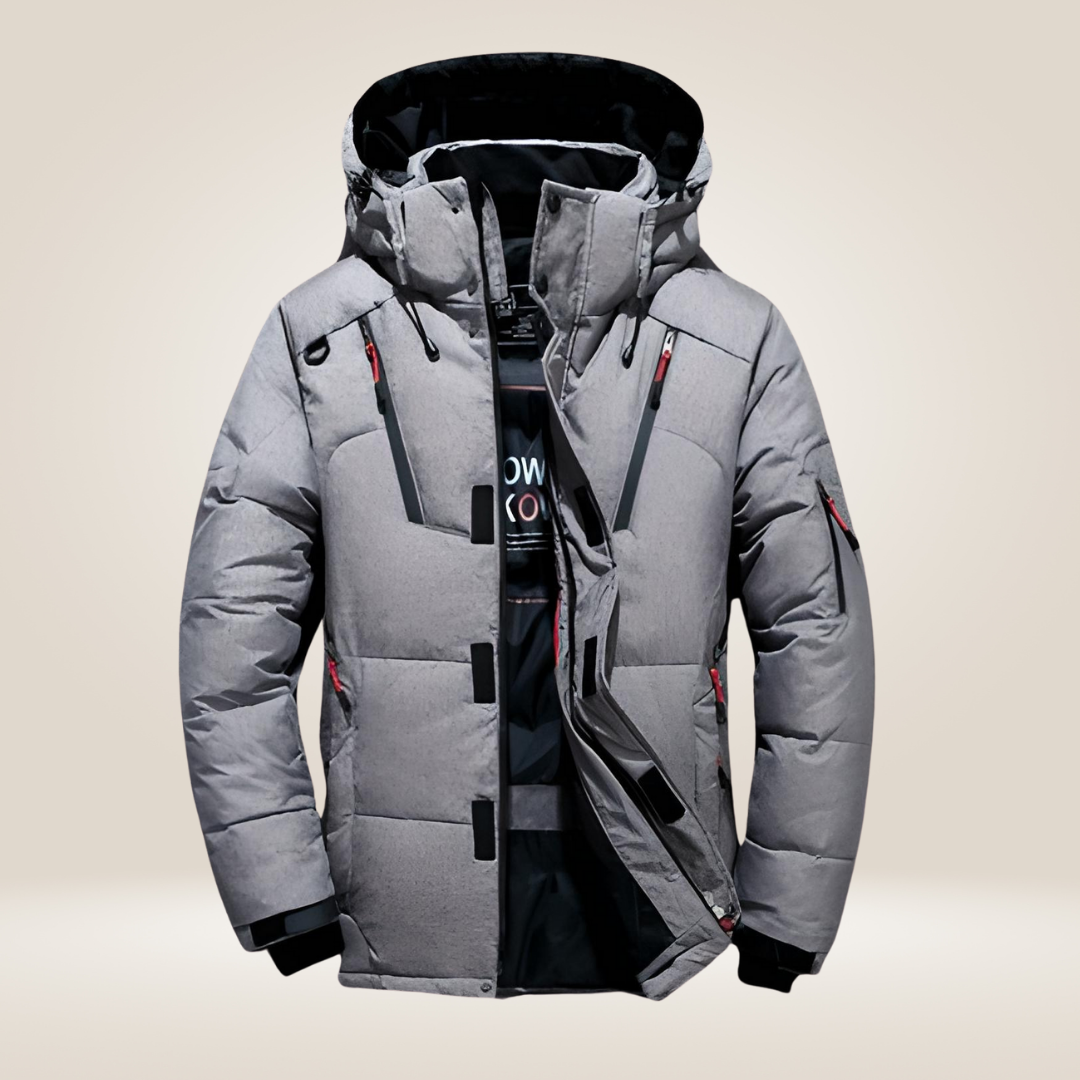 Chaqueta parka de invierno para hombre – Abrigo impermeable y cortavientos con forro polar grueso
