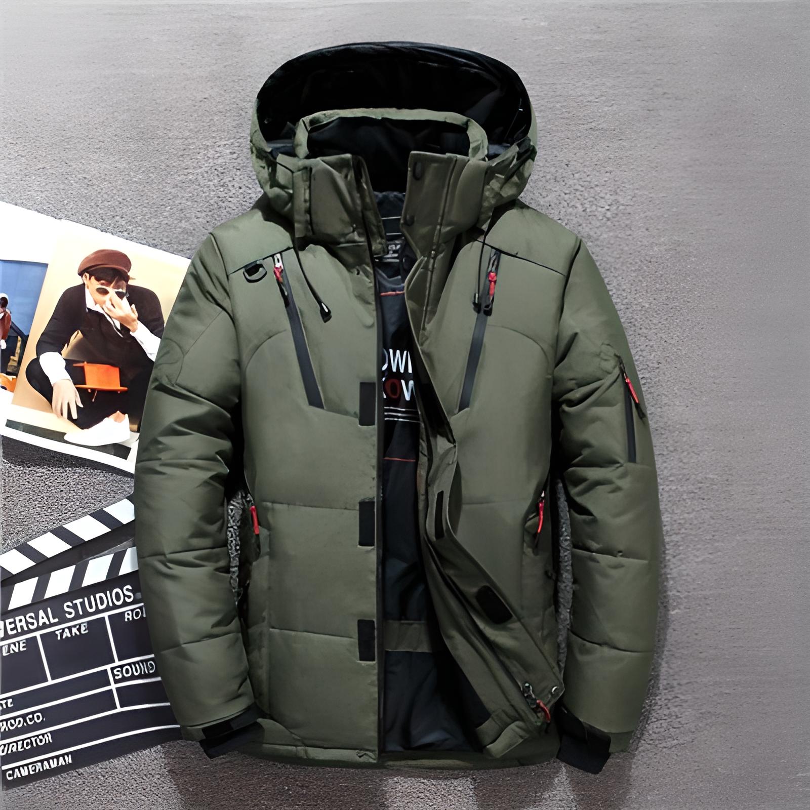 Chaqueta parka de invierno para hombre | Aislamiento térmico