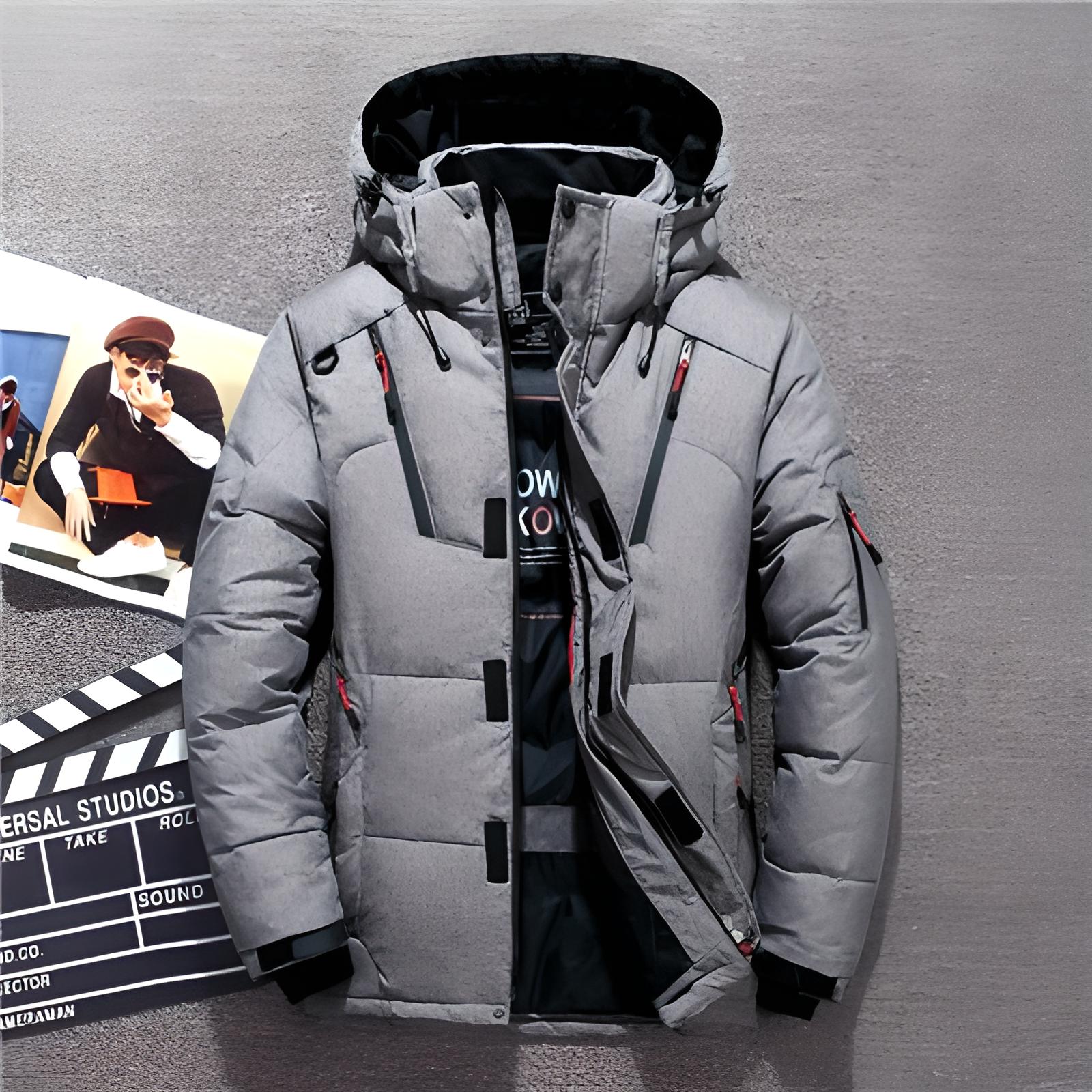 Chaqueta parka de invierno para hombre | Aislamiento térmico