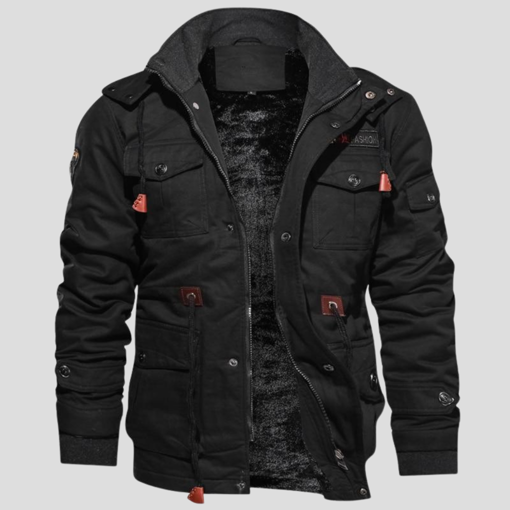 Chaqueta robusta para hombre: una capa confiable para días fríos y ventosos