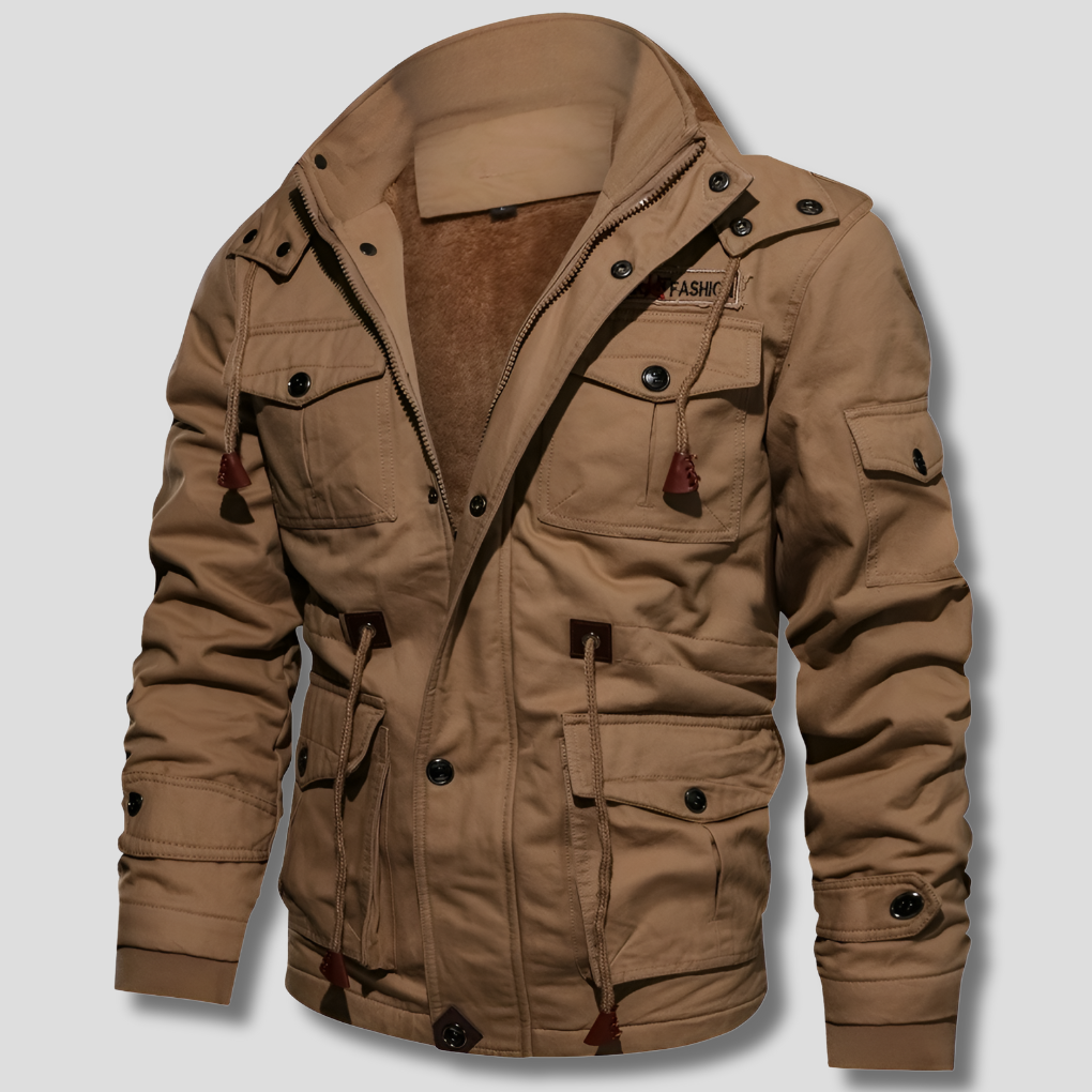 Chaqueta robusta para hombre: una capa confiable para días fríos y ventosos