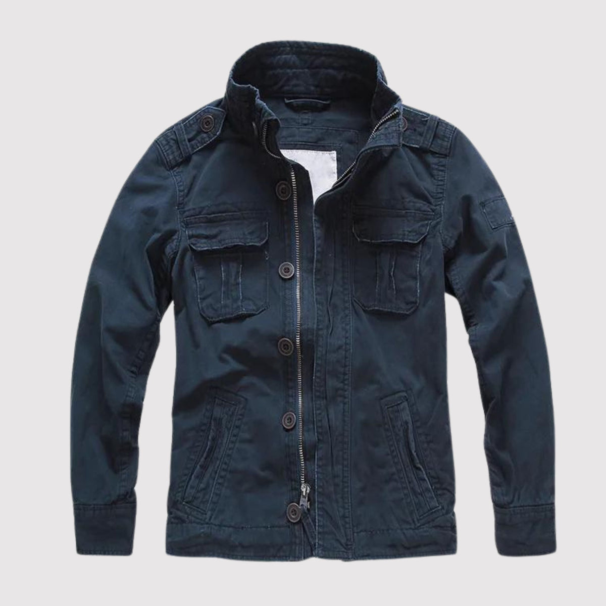 Chaqueta vaquera retro - Múltiples bolsillos - Estilo clásico
