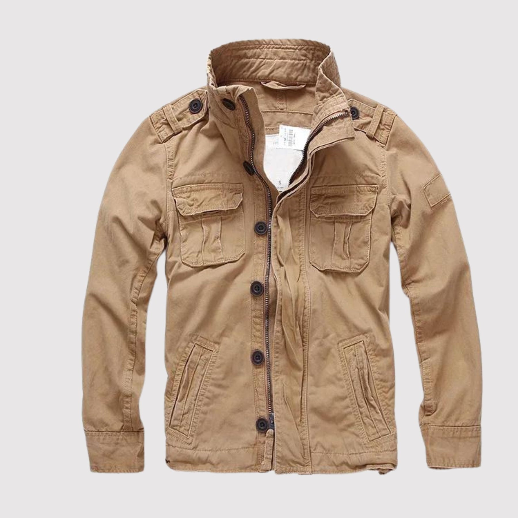Chaqueta vaquera retro - Múltiples bolsillos - Estilo clásico