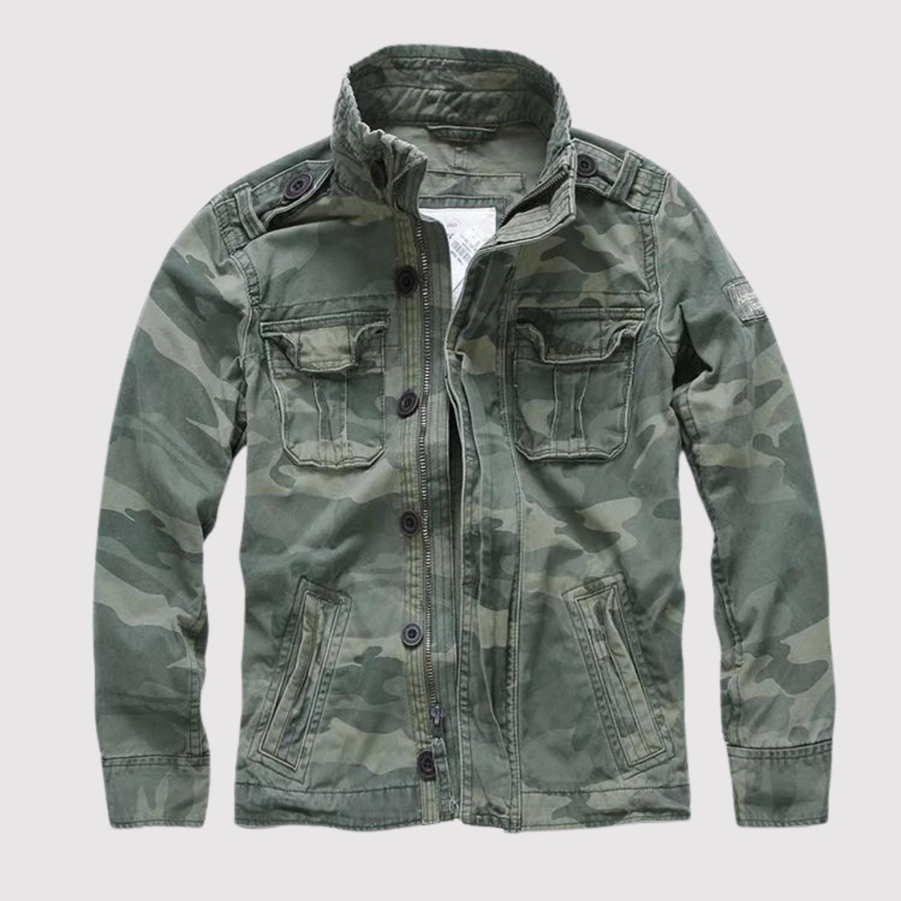 Chaqueta vaquera retro - Múltiples bolsillos - Estilo clásico