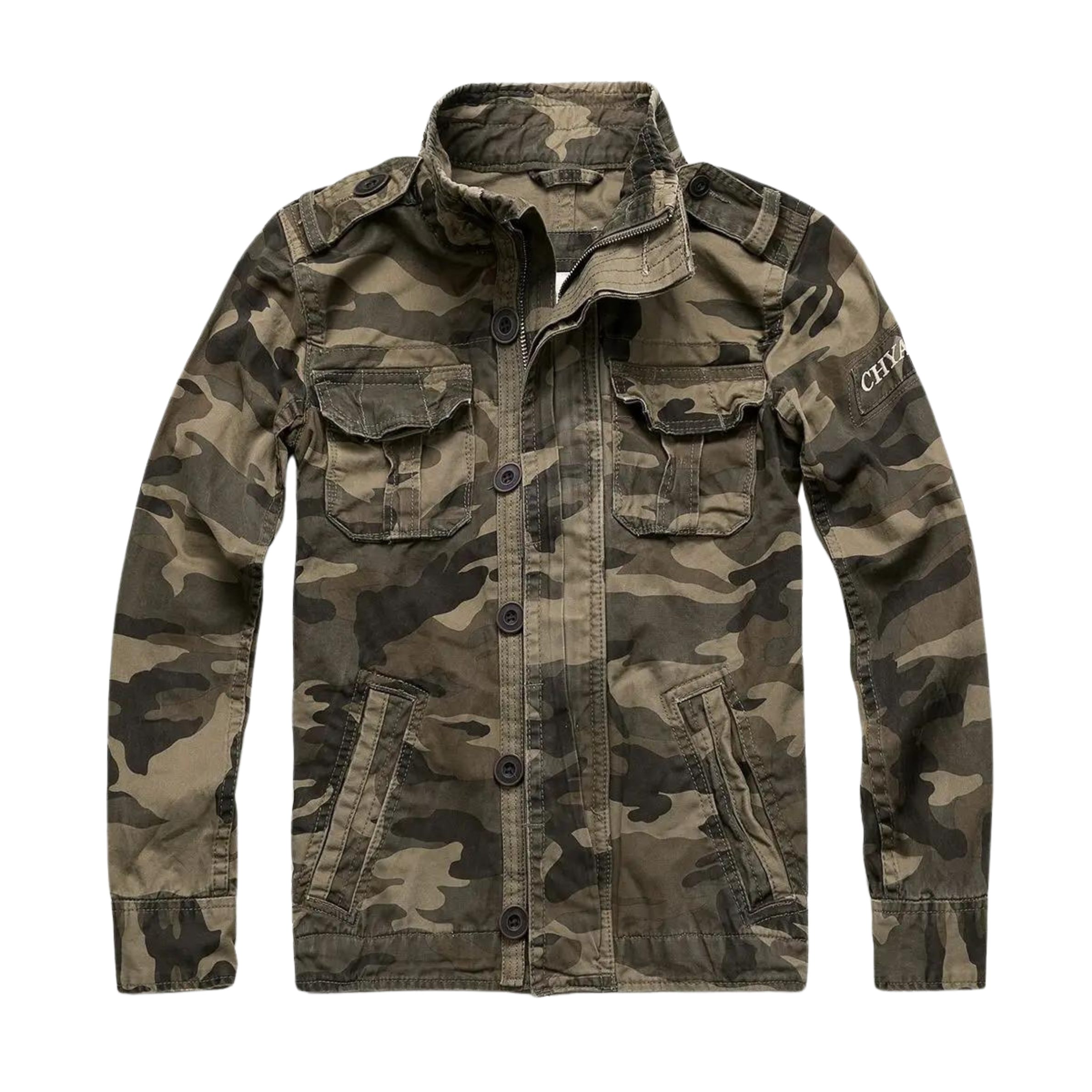 Chaqueta vaquera retro - Múltiples bolsillos - Estilo clásico