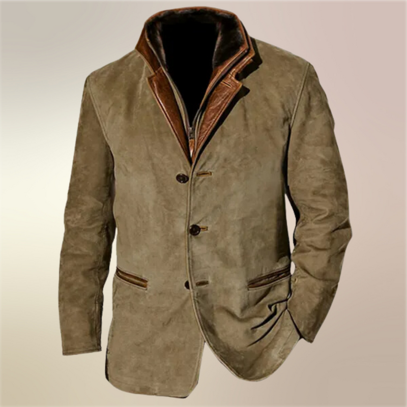 Chaqueta vintage elegante para hombre: comodidad y estilo atemporal