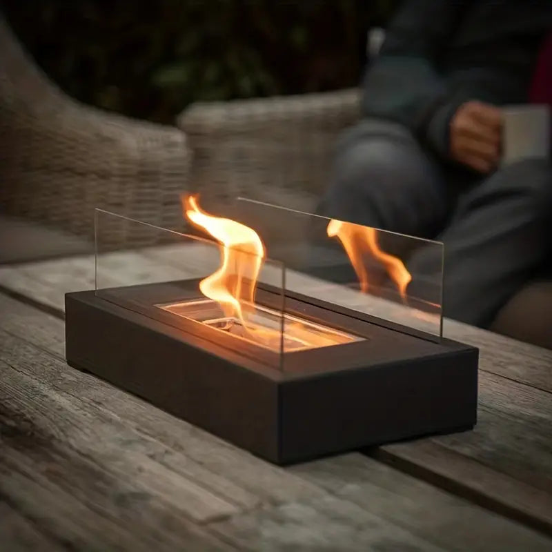 Chimenea de bioetanol de mesa con diseño moderno
