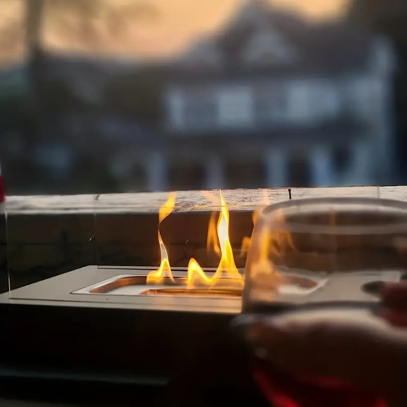 Chimenea de bioetanol de mesa con diseño moderno