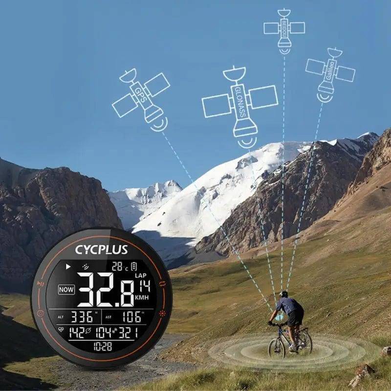 Ciclocomputador inalámbrico M2 con GPS para bicicleta