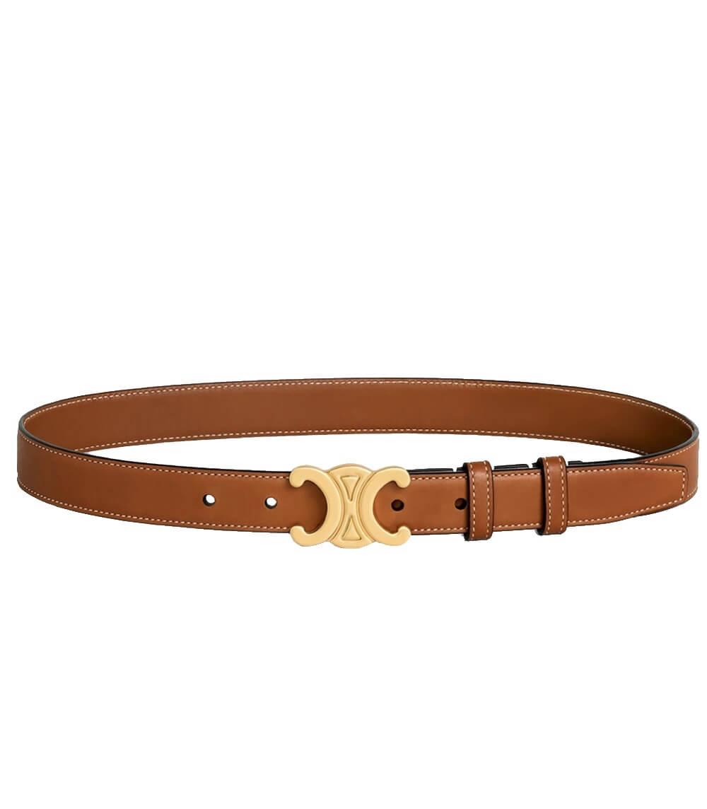 Cinturón de Cuero - Diseño de Hebilla Clásica - Accesorio Versátil para el Día a Día