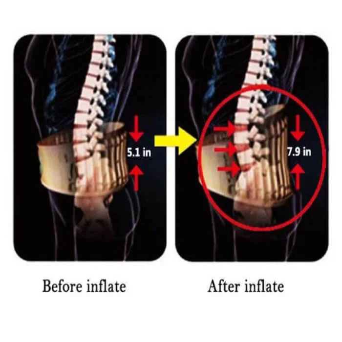 Cinturón de soporte lumbar de descompresión