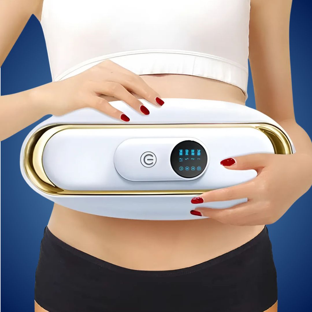 Cinturón reductor quemador de grasa abdominal con EMS y calor