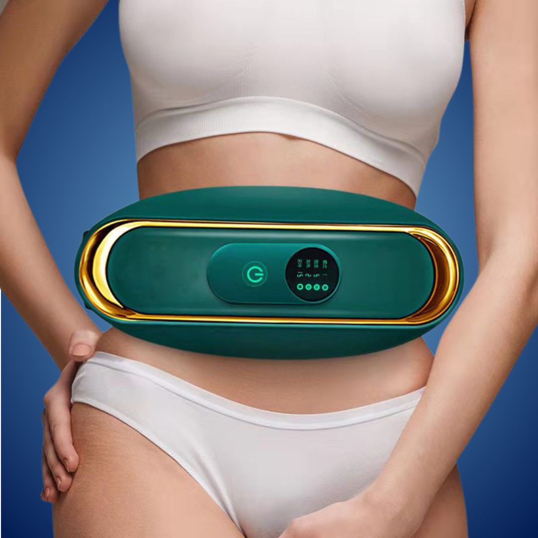 Cinturón reductor quemador de grasa abdominal con EMS y calor