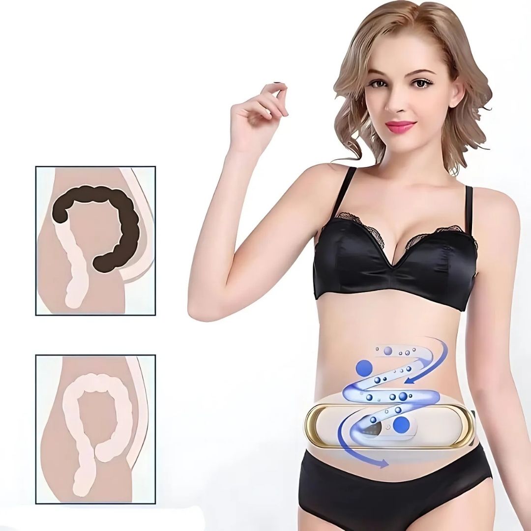 Cinturón reductor quemador de grasa abdominal con EMS y calor