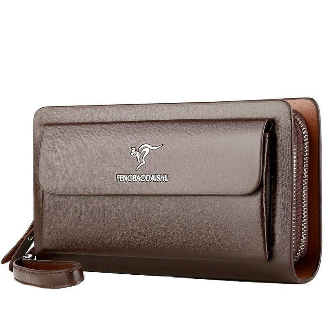 Clutch para hombre de cuero sintético