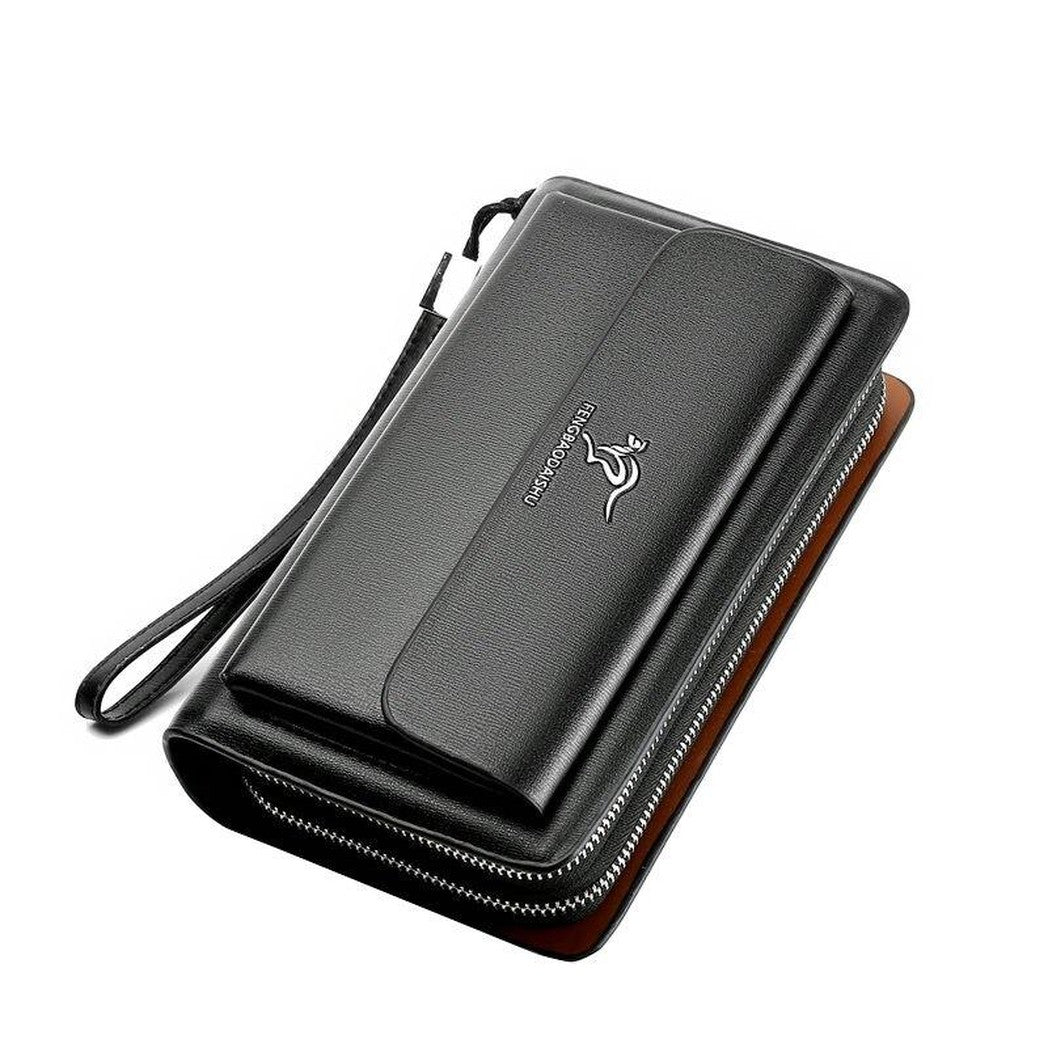 Clutch para hombre de cuero sintético