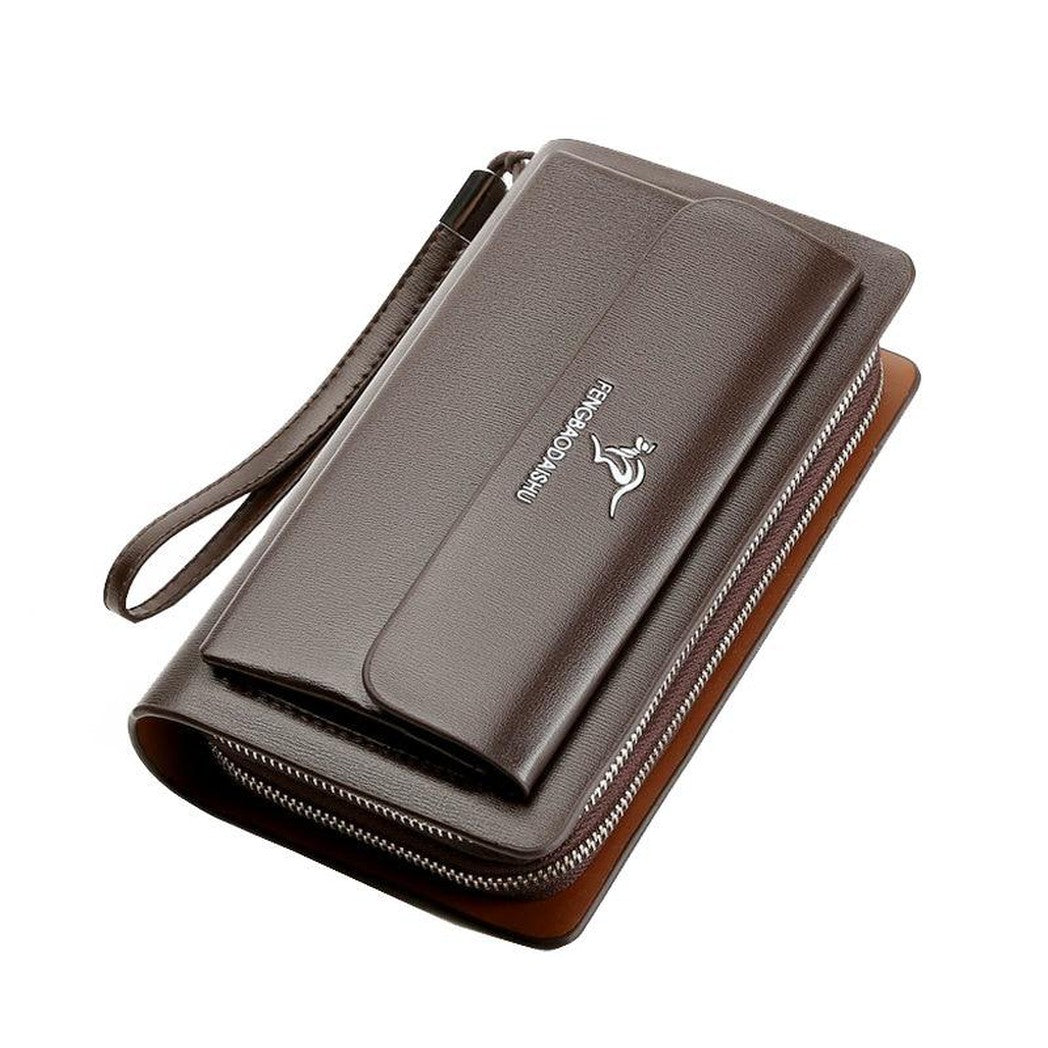 Clutch para hombre de cuero sintético
