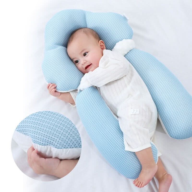 Cojín ajustable para recién nacido con soporte antivuelco y para cabeza plana (0-12 meses)