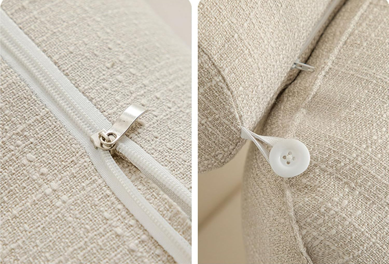 Cojín de apoyo ergonómico con reposacabezas ajustable y funda lavable