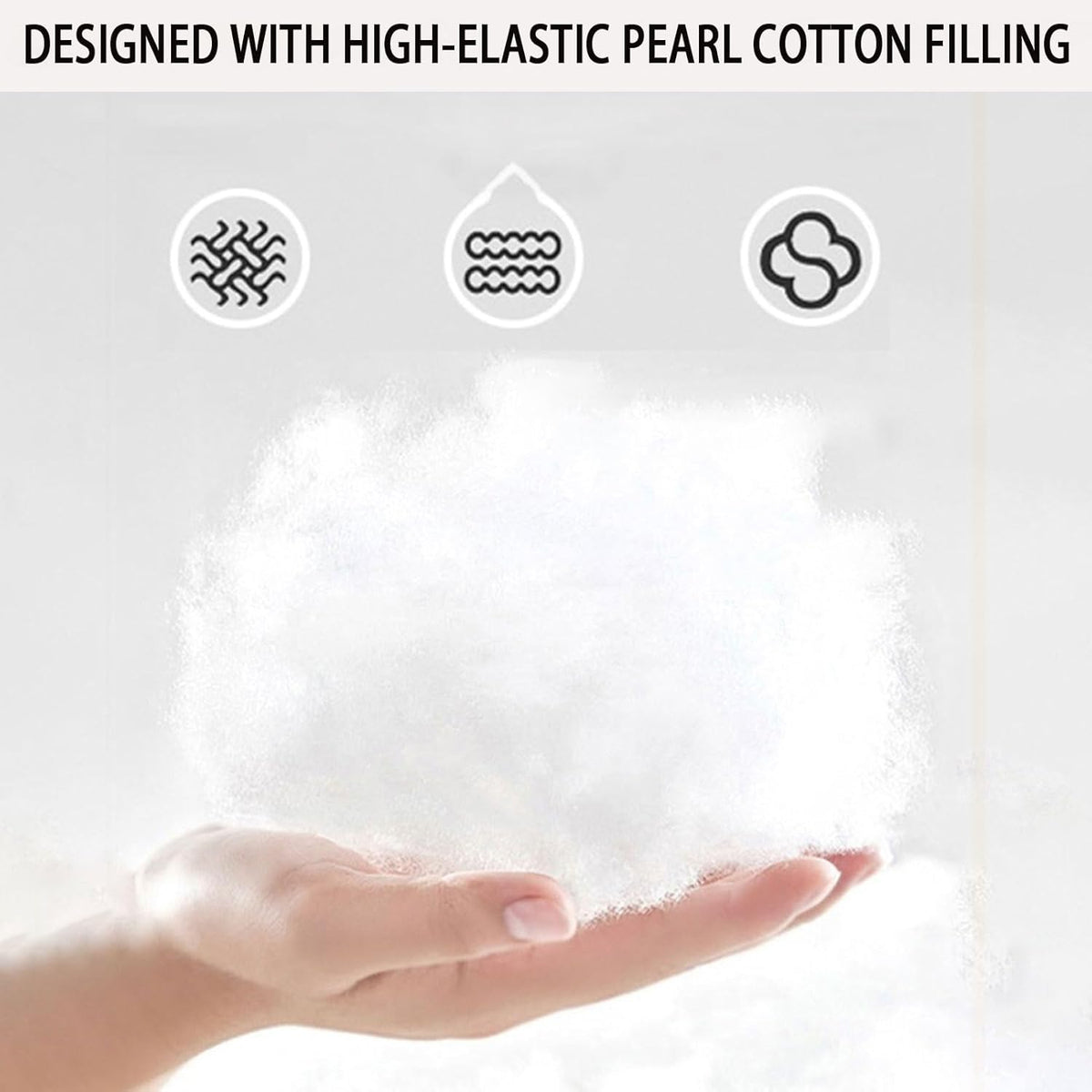Cojín de apoyo ergonómico con reposacabezas ajustable y funda lavable