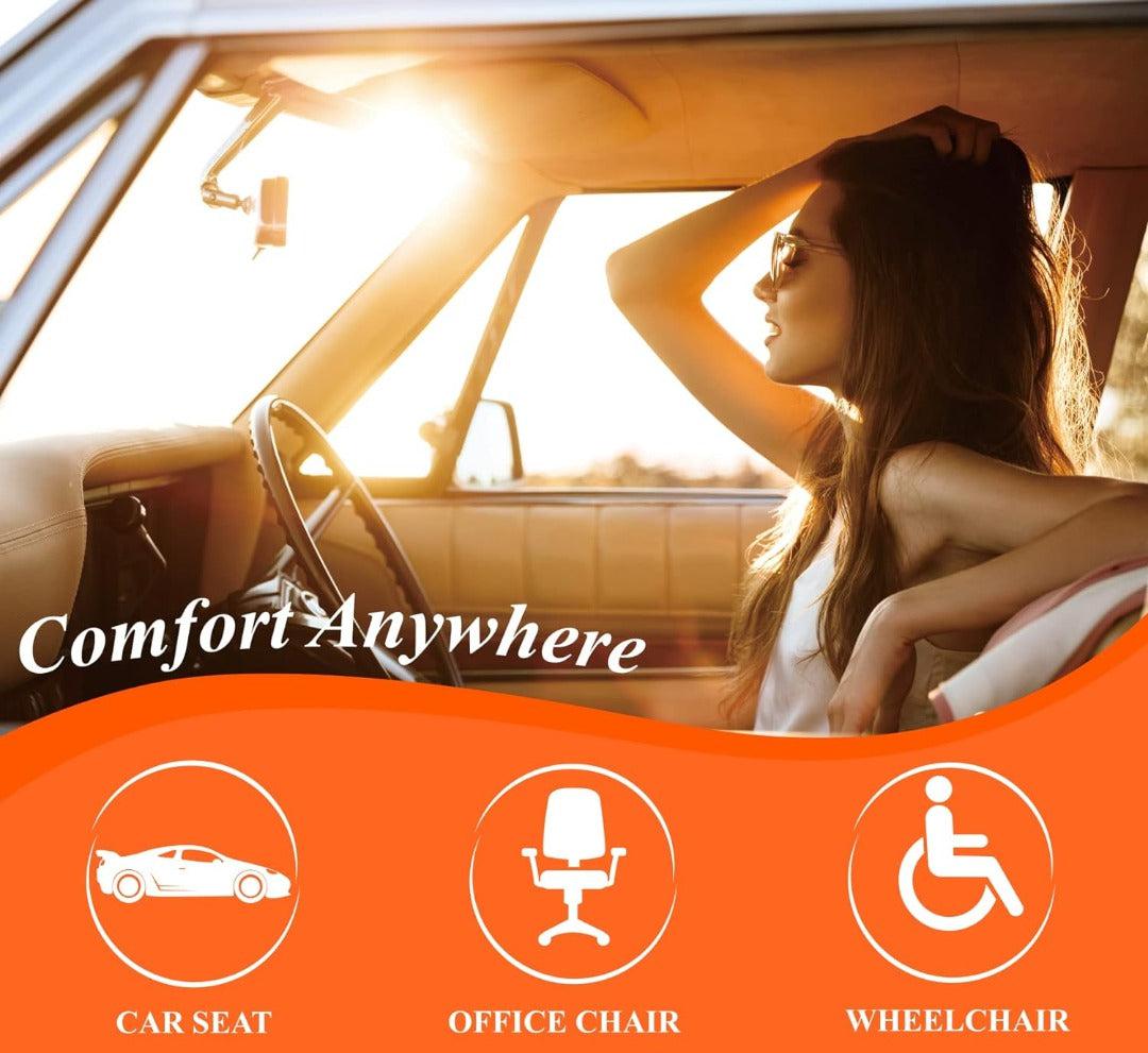 Cojín de asiento de coche cómodo de espuma viscoelástica
