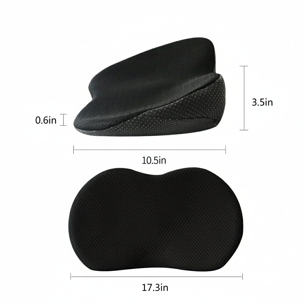 Cojín de asiento de espuma viscoelástica para aliviar la ciática y soporte postural