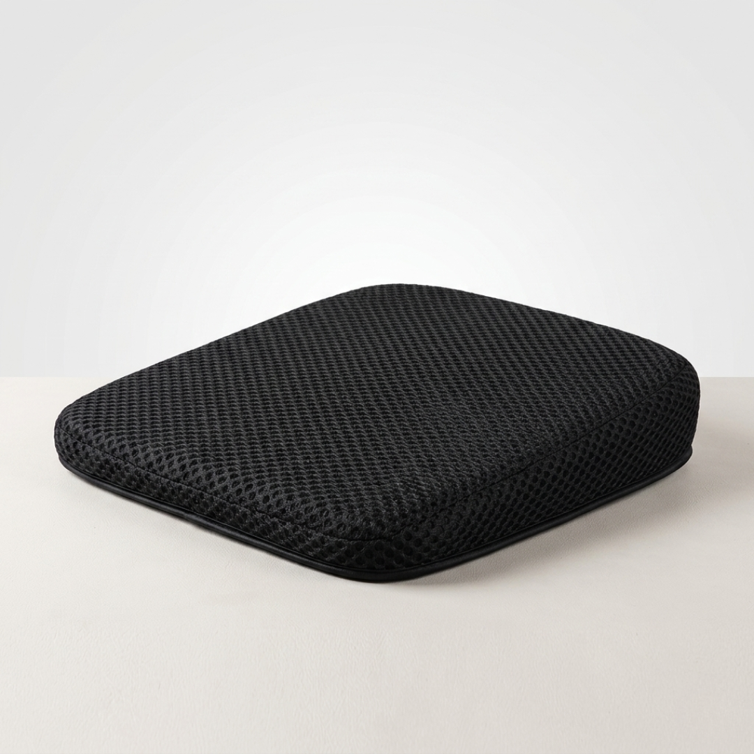 Cojín de asiento transpirable con diseño en panal de abeja