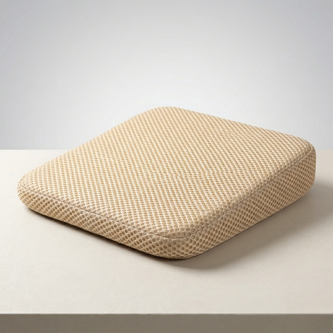 Cojín de asiento transpirable con diseño en panal de abeja