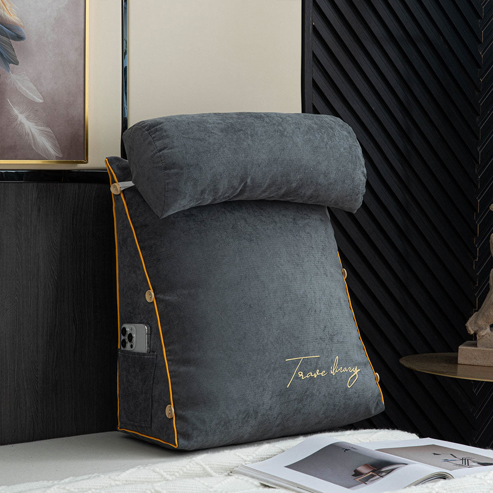Cojín de lectura de lujo: ergonómico y cómodo para relajarse