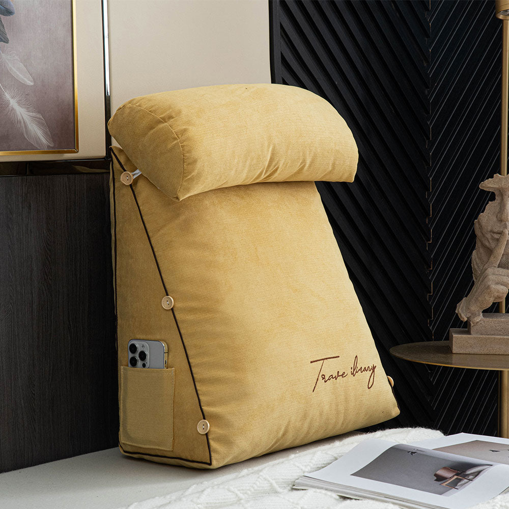 Cojín de lectura de lujo: ergonómico y cómodo para relajarse