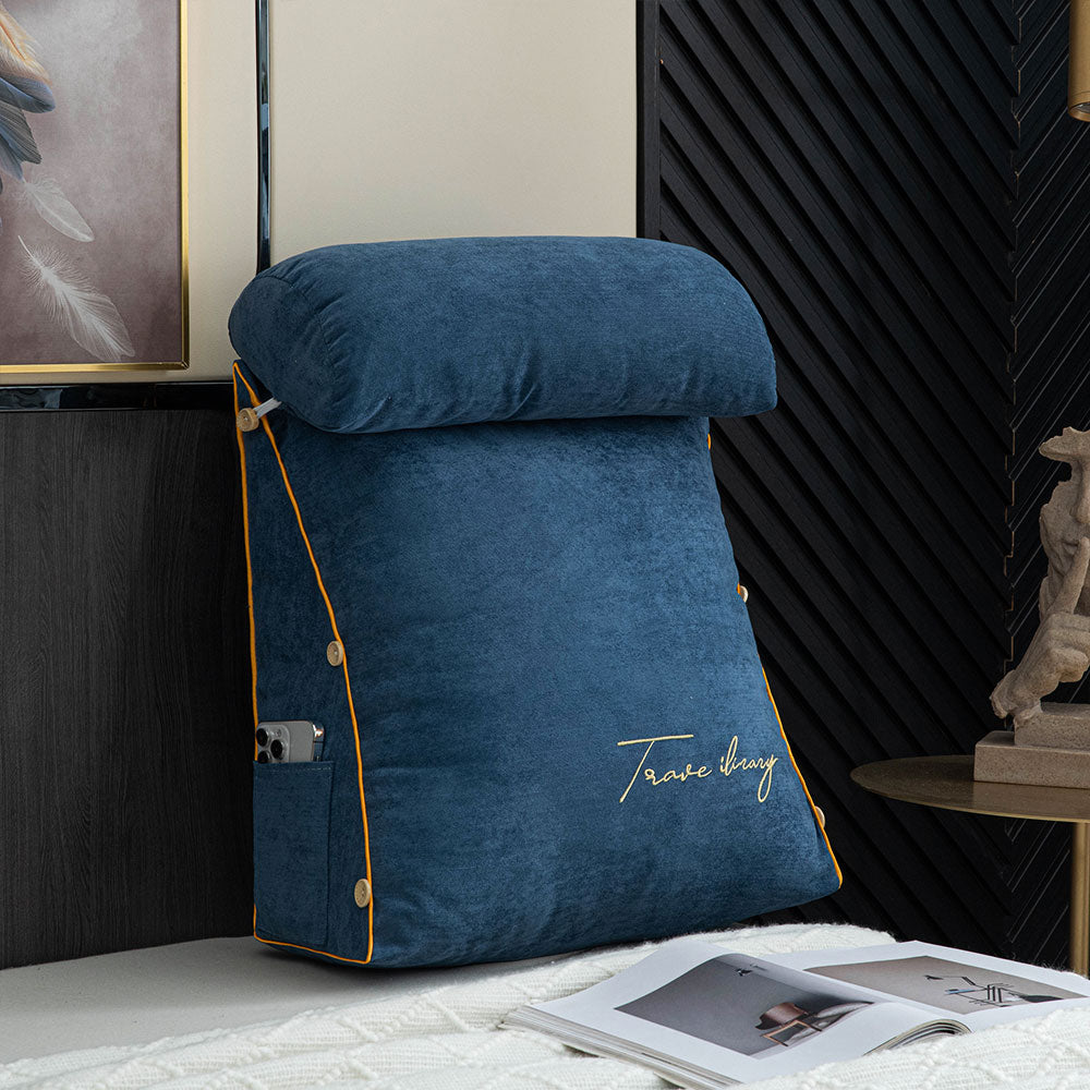 Cojín de lectura de lujo: ergonómico y cómodo para relajarse