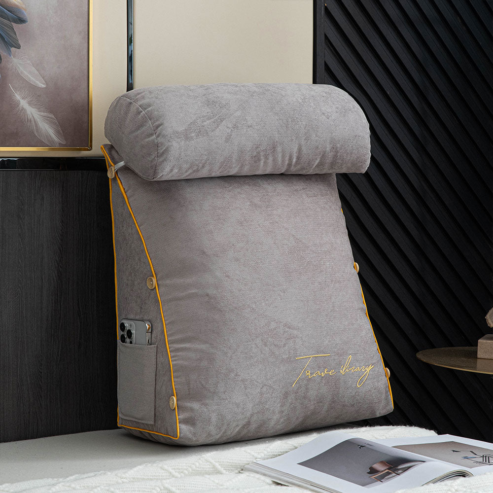 Cojín de lectura de lujo: ergonómico y cómodo para relajarse