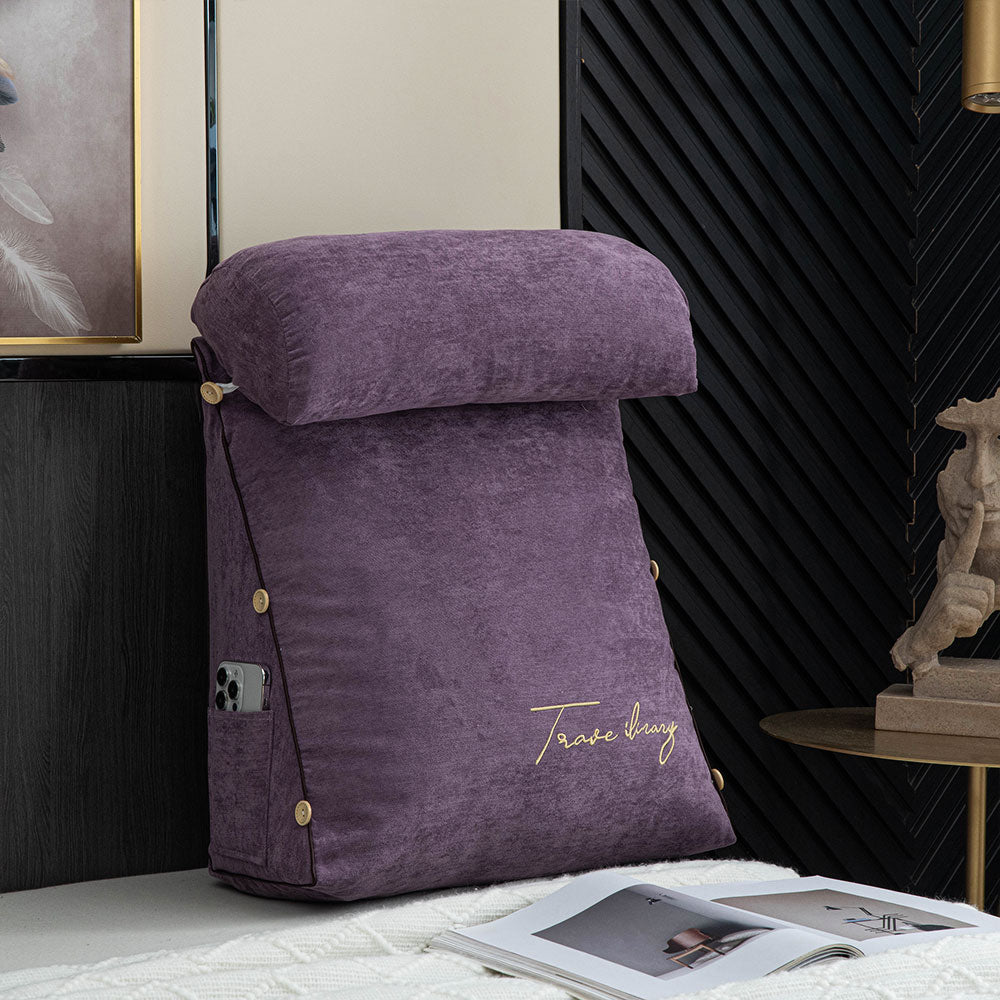 Cojín de lectura de lujo: ergonómico y cómodo para relajarse