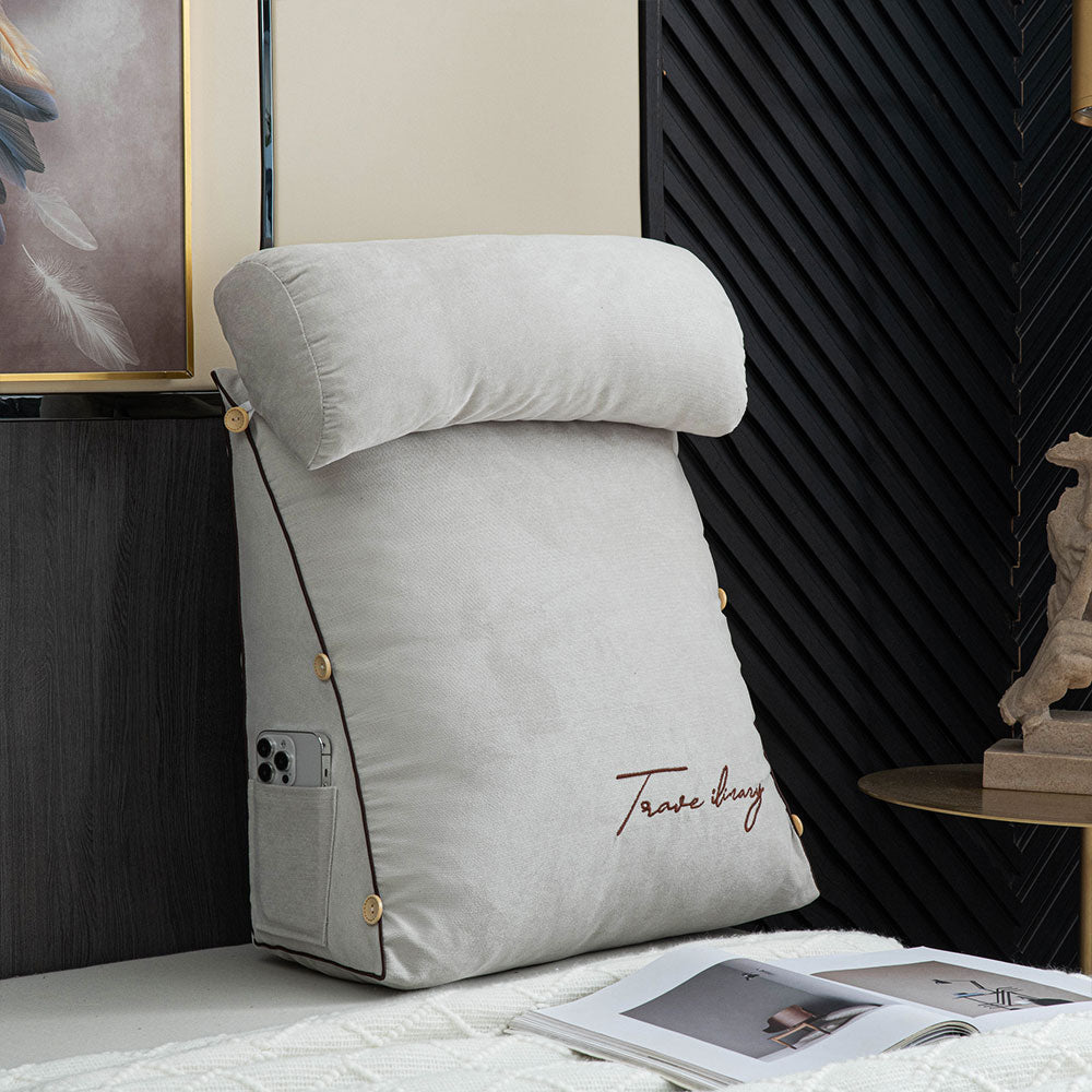 Cojín de lectura de lujo: ergonómico y cómodo para relajarse