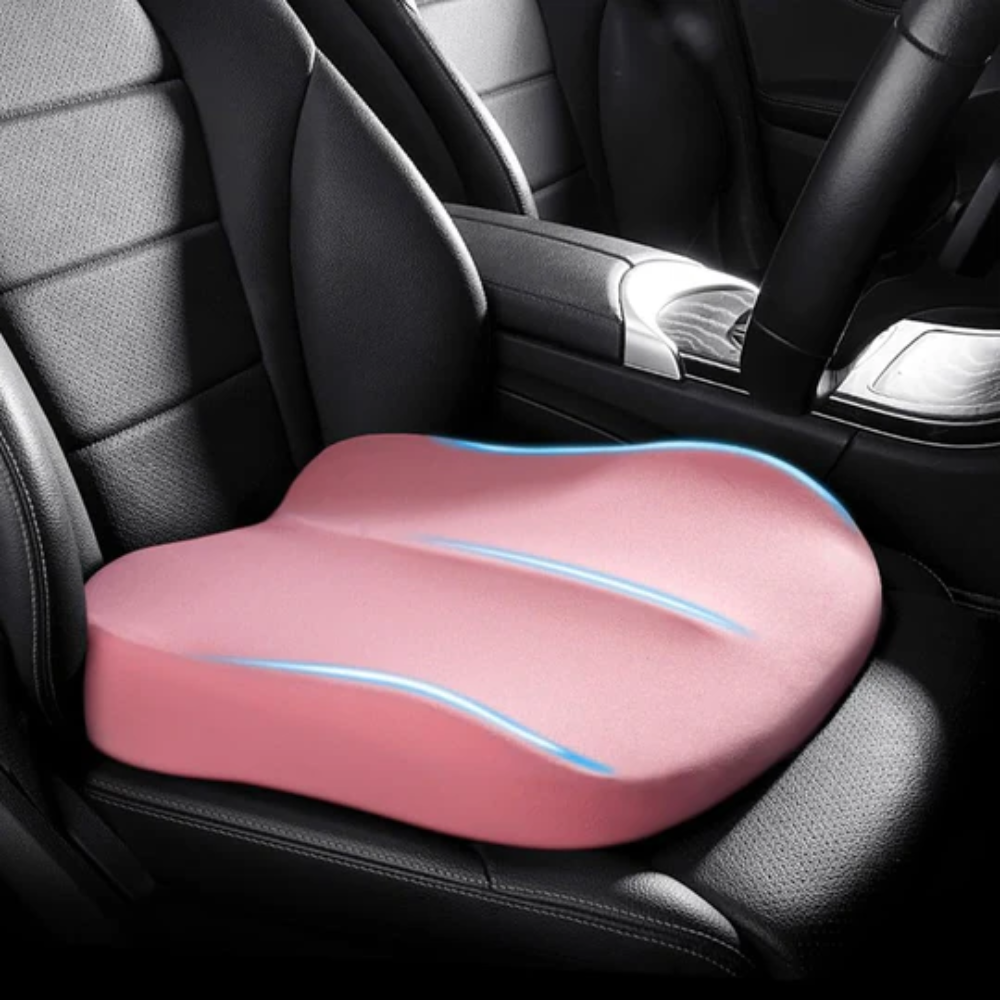 Cojín ergonómico de espuma viscoelástica para asiento de coche para confort y soporte