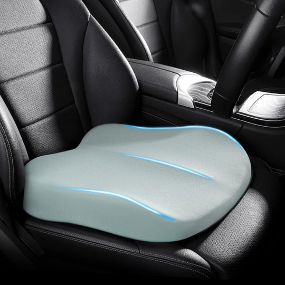 Cojín ergonómico de espuma viscoelástica para asiento de coche para confort y soporte