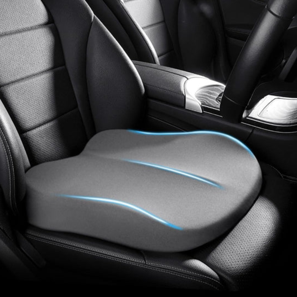 Cojín ergonómico de espuma viscoelástica para asiento de coche para confort y soporte