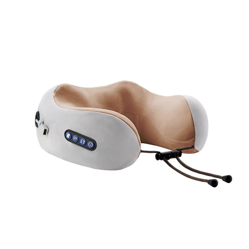 Cojín masajeador Shiatsu con calor – alivio profundo para cuello y hombros | Portátil y recargable