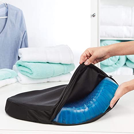 Cojín ortopédico de gel para el cóccix – Soporte ergonómico de gel para aliviar el dolor