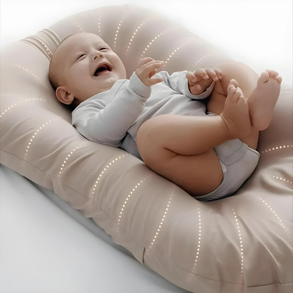 Cojín ortopédico multipropósito para bebé – Soporte suave y transpirable