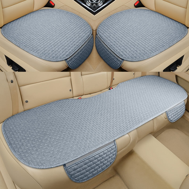 Cojín protector antideslizante para asiento de coche con bolsillo universal