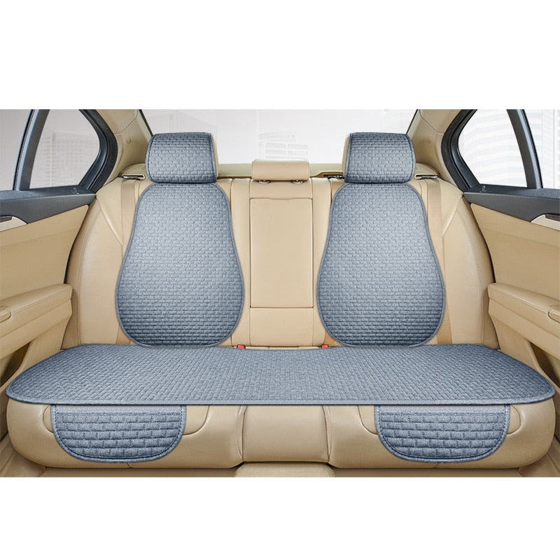 Cojín protector antideslizante para asiento de coche con bolsillo universal