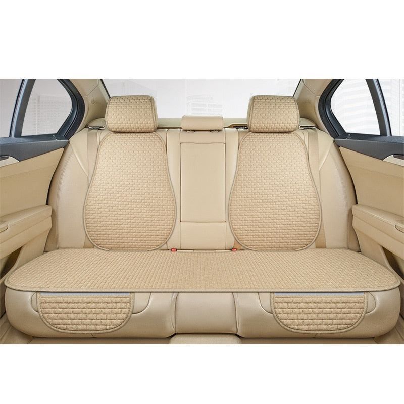 Cojín protector antideslizante para asiento de coche con bolsillo universal