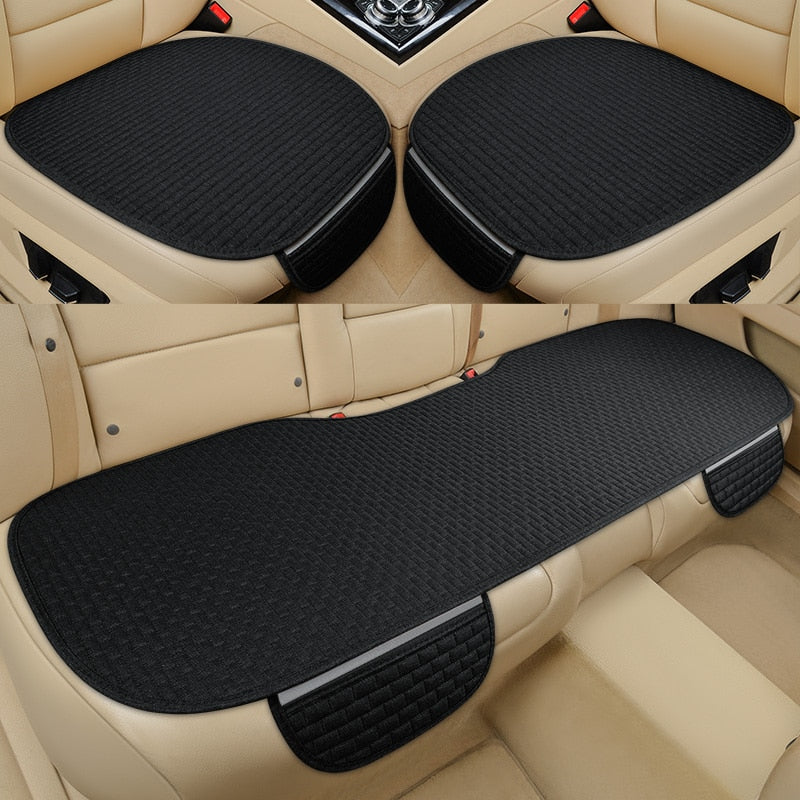 Cojín protector antideslizante para asiento de coche con bolsillo universal